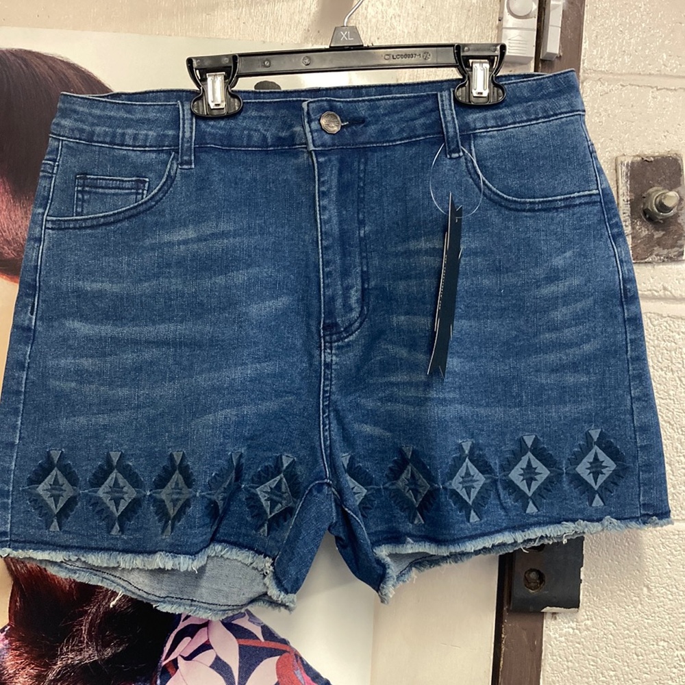 Denim shorts